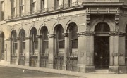 First World War-era photograph of a bank branch