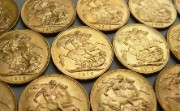 First World War-era gold sovereigns