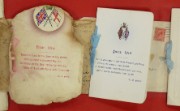 Christmas cards to staff on war service