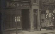 Empty shop, due to become a bank after the war ended