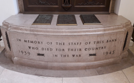 The Royal Bank of Scotland's Second World War memorial