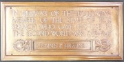 Photograph of Tiverton branch Second World War memorial