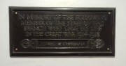 Photograph of Henley on Thames branch First World War memorial