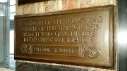 Photograph of London Piccadilly Circus branch First World War memorial