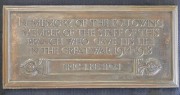 Photograph of Erith branch First World War memorial