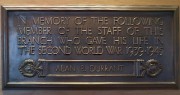 Photograph of Wallington branch Second World War memorial