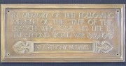 Photograph of Longsight branch Second World War memorial