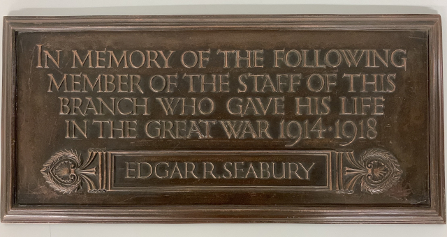 Photograph of Ware branch First World War memorial