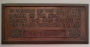 Photograph of Ashford Kent branch Second World War memorial
