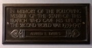 Photograph of Childwall branch Second World War memorial