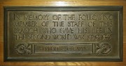Photograph of St Albans branch Second World War memorial