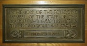 Photograph of St Albans branch Second World War memorial