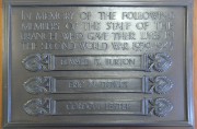 Photograph of Derby Iron Gate branch Second World War memorial