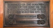 Photograph of Williton branch Second World War memorial