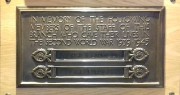 Photograph of London Baker Street branch Second World War memorial