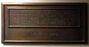 Photograph of Chatham branch Second World War memorial