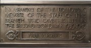 Photograph of London Paddington branch Second World War memorial