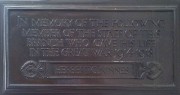 Photograph of London Sloane Square branch First World War memorial