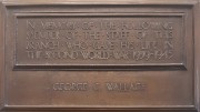 Photograph of London Shoreditch branch Second World War memorial