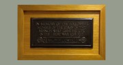 Photograph of Wirksworth branch First World War memorial