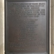 Photograph of Ulster Bank's Second World War memorial