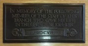 Photograph of Farnborough branch First World War memorial