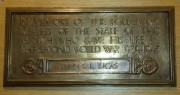 Photograph of London Gloucester Road branch Second World War memorial