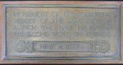 Photograph of Eccles branch Second World War memorial