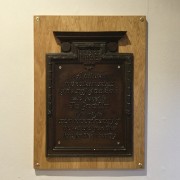 Photograph of a First World War memorial, now located at Torquay branch