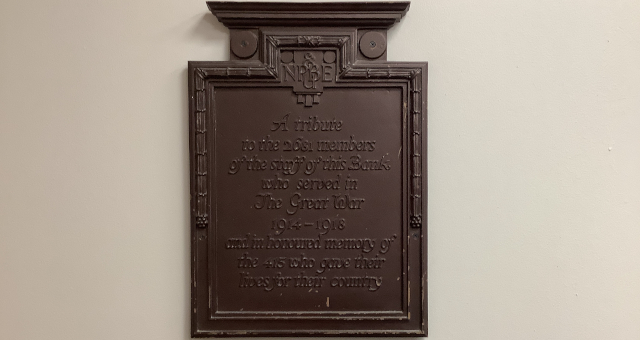 Photograph of Bishop Auckland First World War memorial