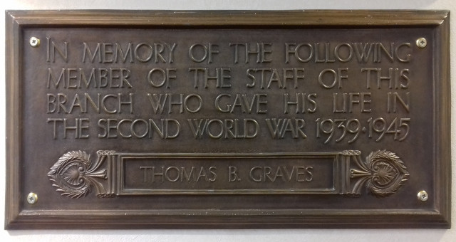 Photograph of Pendleton branch Second World War memorial Photograph of Pendleton branch Second World War memorial