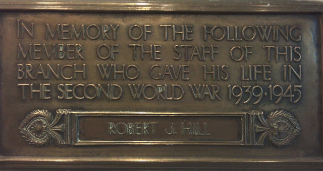Photograph of Wells branch Second World War memorial Photograph of Wells branch Second World War memorial