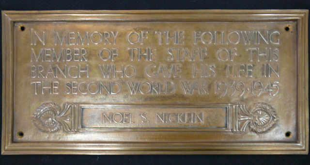Photograph of Lymm branch Second World War memorial